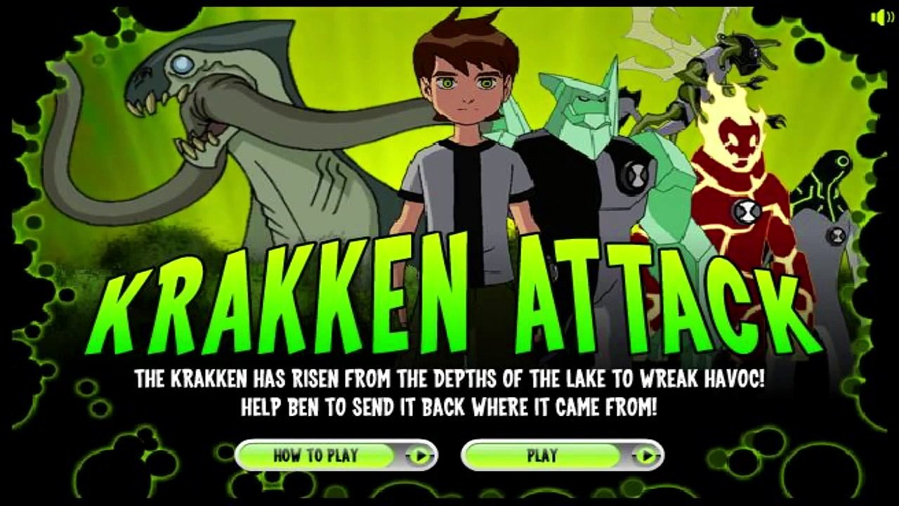 BEN 10 - KRAKKEN ATTACK - Ben 10 Games