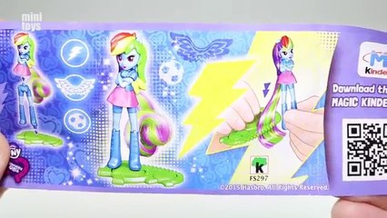 6 Kinder Surprise Eggs Youmitik My Little Pony Rainbow Dash Mixart Natoons