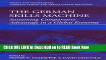 [Reads] The German Skills Machine: Sustaining Comparative Advantage in a Global Economy (Policies