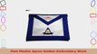 Freemasonry Blue Lodge Past Master Apron Regalia For Masons Bullion Golden Wire 687c515c