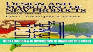 [Download] Design and Marketing Of New Products (2nd Edition) Popular New