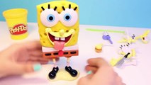 Play Doh Spongebob Squarepants Playset Mold a Sponge Nickelodeon playdough Bob Esponja pla
