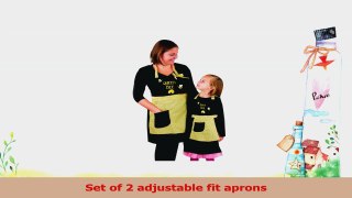 Manual Mommy and Me Kitchen Apron Set Queen Bee and Busy Bee 210aa070