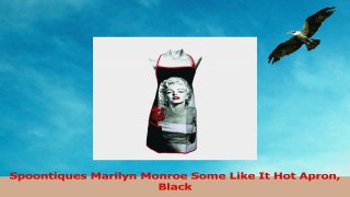 Spoontiques Marilyn Monroe Some Like It Hot Apron Black d62a483f
