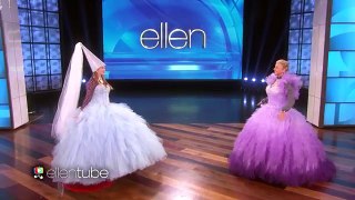 ELLEN SHOW HEADS UP With DREW BARRYMORE Sö FUNNY_{ROYAL EDITION GAME} MUST SEE VIDEO !!!