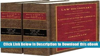 Download Free A Law Dictionary: Adapted to the Constitution and Laws of the United States and the