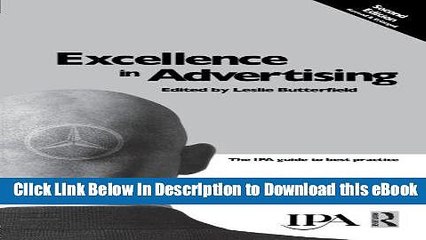 [Get] Excellence in Advertising (Chartered Institute of Marketing (Paperback)) Free Online