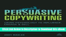 [Get] Persuasive Copywriting: Using Psychology to Influence, Engage and Sell (Cambridge Marketing