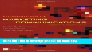 [Best] Foundations of Marketing Communications: A European Perspective Free Books