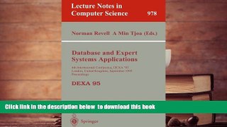 PDF [FREE] DOWNLOAD  Database and Expert Systems Applications: 6th International Conference, DEXA