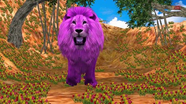 Aprender los Colores y los Animales para Niños de Colores Aprendizaje de Video para Niños Pequeños