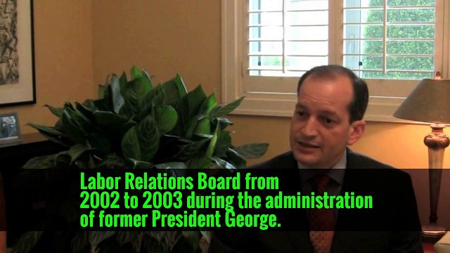 WASHINGTON — President Trump moved quickly on Thursday to replace his first choice for labor secretary, choosing R. Alexander Acosta, a Florida law school dean