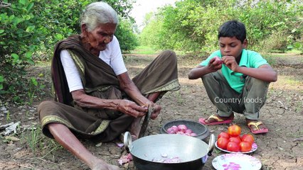 My 105 years Grandma's Yummy Egg Curry  - World Best Egg Recipe - Country Foods