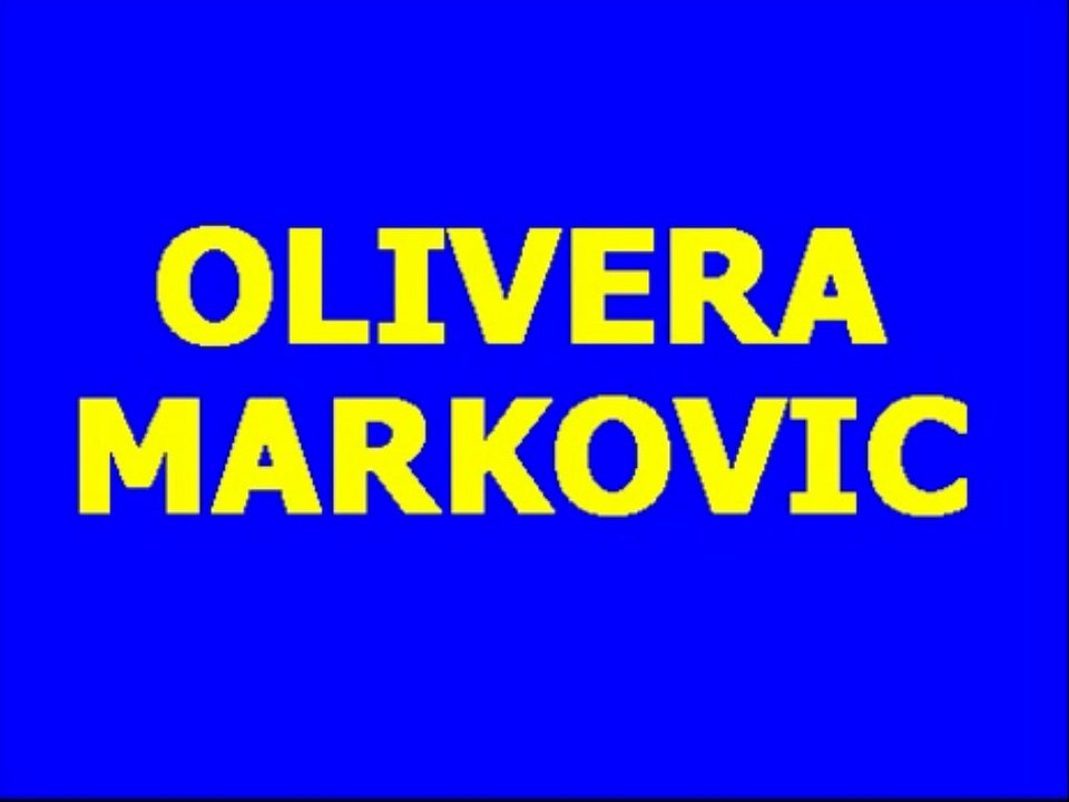 Olivera Markovic - Blago meni