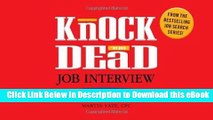 BEST PDF Knock  em Dead Job Interview Flash Cards: 300 Questions   Answers to Help You Land Your