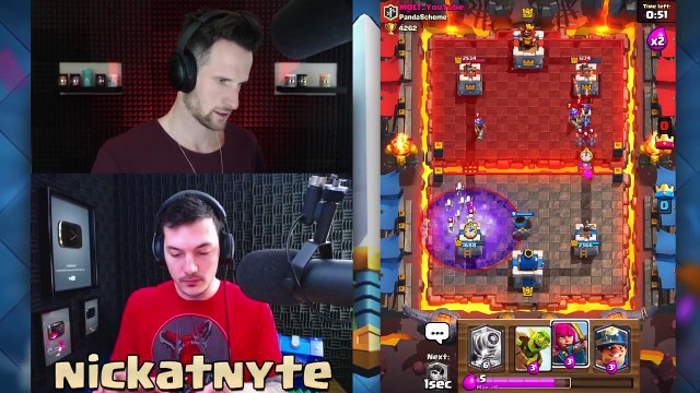 WHOS GONNA WIN! Nick vs Molt DRAFT MODE - Clash Royale