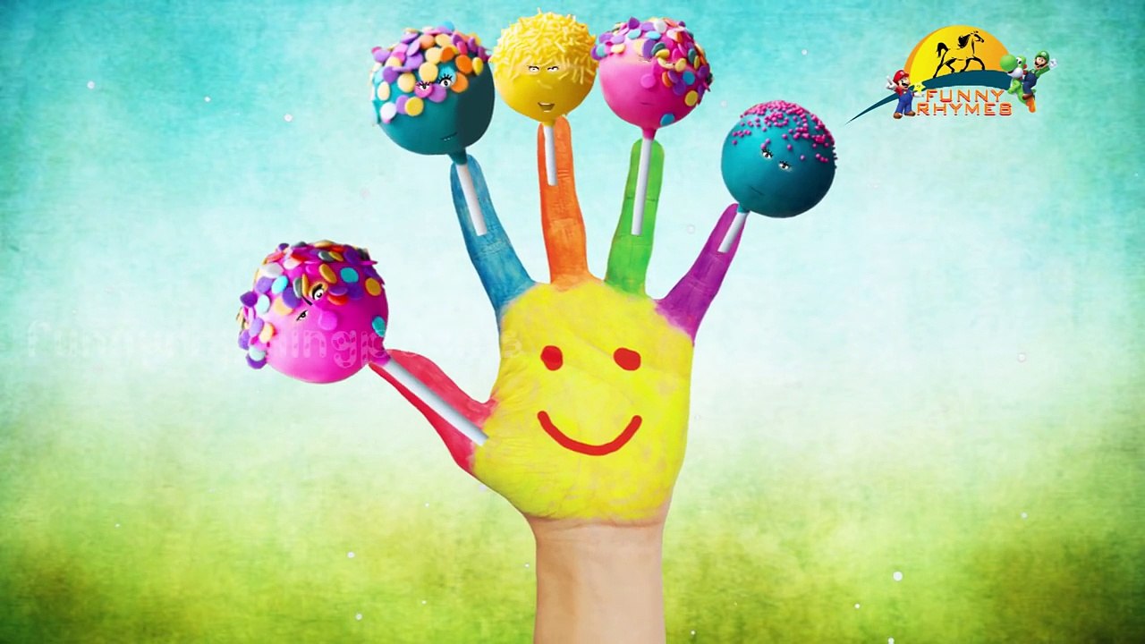 The Finger Family Cake Pop Family Nursery Rhyme | Cake Pop Finger Family Songs