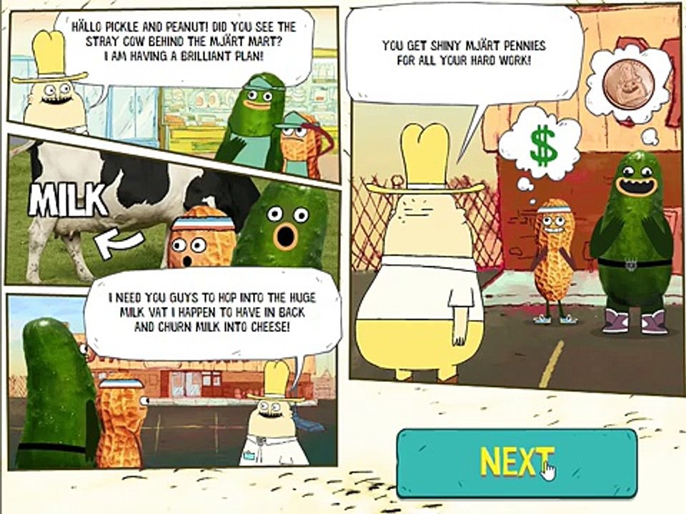 Pickle de Maní y Parte de los Pantalones de longitud completa de Disney XD Oficial