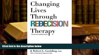 Epub Changing Lives Through Redecision Therapy PDF [DOWNLOAD]