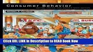 [Reads] Consumer Behavior - Buying, Having, and Being (10th, Tenth Edition) - By Michael R.