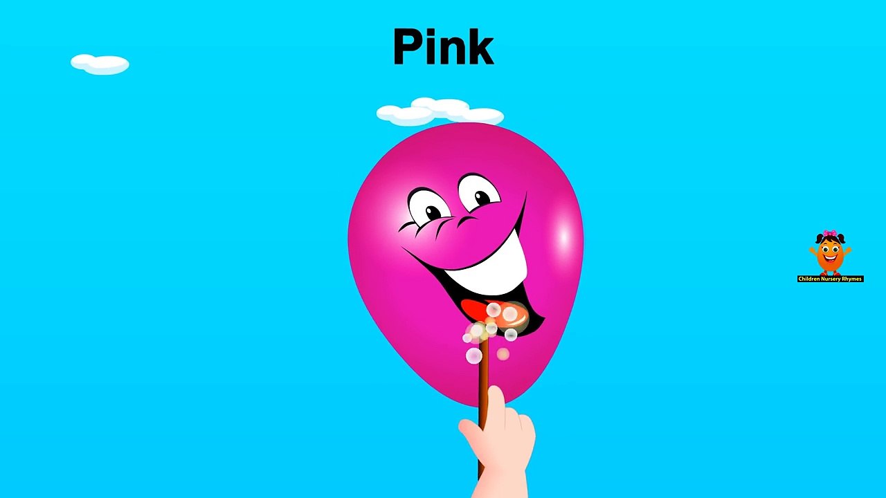 Learn Colors For Kids With Balloons & Finger Family Song Nursery Rhymes Education Video Fo