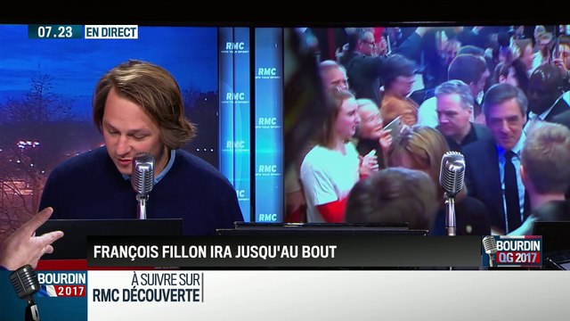 QG Bourdin 2017 : François Fillon continuera sa campagne jusqu'au bout - 17/02