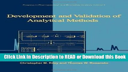 Read Book Development and Validation of Analytical Methods, Volume 3 (Progress in Pharmaceutical