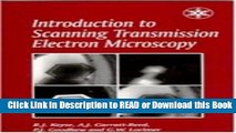 Books Introduction to Scanning Transmission Electron Microscopy (Royal Microscopical Society