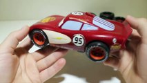 Cars 2 Gear Up and Go Lightning McQueen With Mater Buildable FunToys Review Disney Pixar