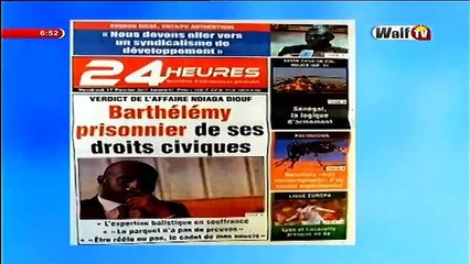Revue de presse Walftv du 17 février 2017