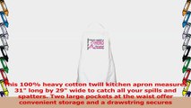 CafePress  Heaven Needed a Hero Breast Cancer Apron  100 Cotton Kitchen Apron with 941c8c73