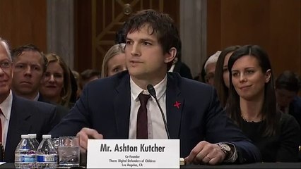 Ashton Kutcher Makes Plea on Hill to End Slavery