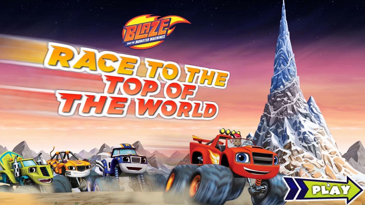 BLAZE AND THE MONSTER MACHINES ✔ TOP OF THE WORLD | TRACKS 12-15 | Games For Kids