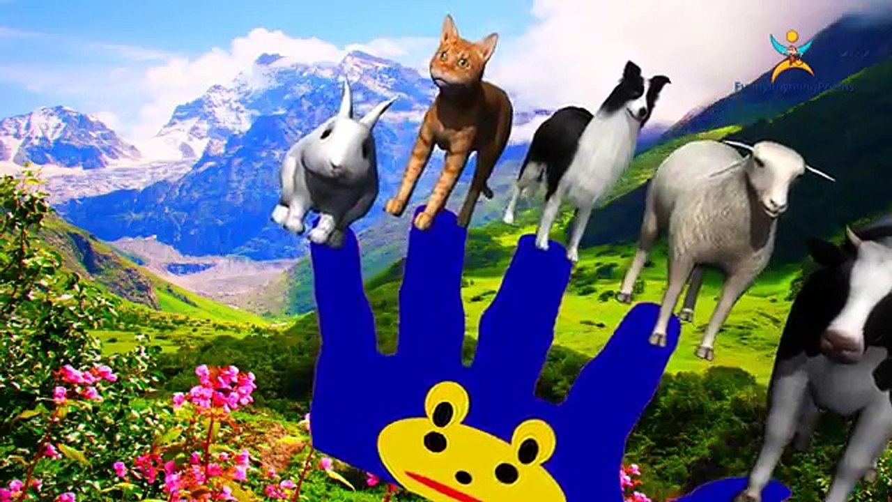 Dog Cow Finger family 3d rhyme | Nursery Children Finger Family song