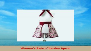 Womens Retro Cherries Apron db6c6a01