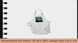 3dRose apr1194411 Photo of Most Famous Van Gogh Painting Starry Night Full Length Apron 37f01f08