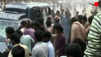 Sehwan Shareef protesters