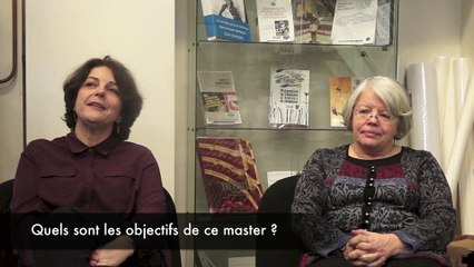 Présentation du master LLCER - Question 9