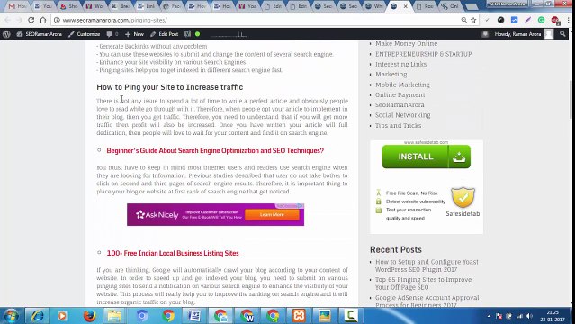 Top 65 Pinging Sites to Improve Your Off Page SEO | Off Page SEO Tips and Tricks