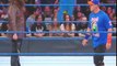 John Cena, AJ Styles, Bray Wyatt & Daniel Bryan In The Ring In A Conference At WWE Smackdown Live