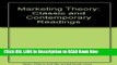 [PDF] Marketing Theory: Classic and Contemporary Readings Online Ebook