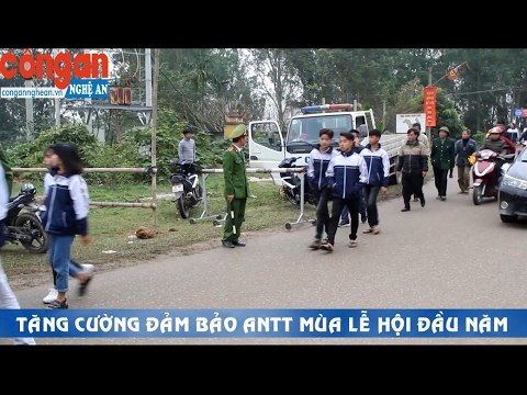 Tăng cường đảm bảo ANTT trong mùa lễ hội đầu năm