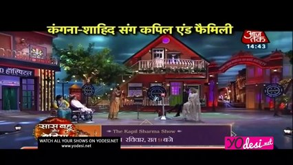 Descargar video: Kapil Ke Ghar Kangana-Sahid!! - The Kapil Sharma Show - 17th February 2017