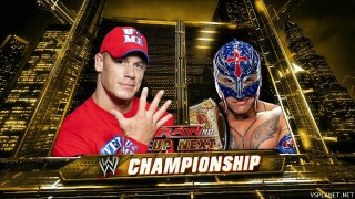 John Cena vs Rey Mysterio.Monday Night RAW 25.07.2011 - WWE Championship Match