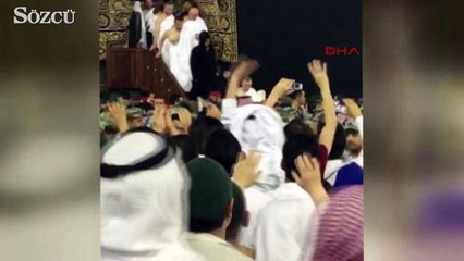 Erdoğan Umre'de böyle görüntülendi