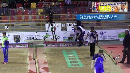 Tir de précision : France / Slovénie et Italie / Croatie, Coupe du Monde féminine des Nations, Saint-Vulbas 2017