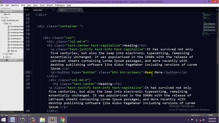 Bootstrap 3 Tutorials in  Hindi I Buttons - 04