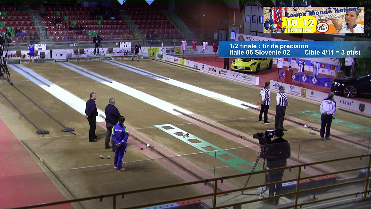 Tir de précision, Slovénie / Italie, demi-finales, Coupe du Monde féminine des Nations, Saint-Vulbas 2017