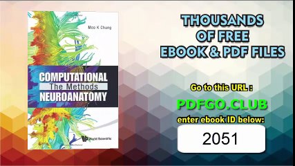 Computational Neuroanatomy The Methods