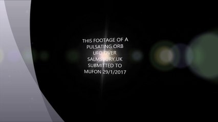 UFO Pulsating above Sailmbury, UK